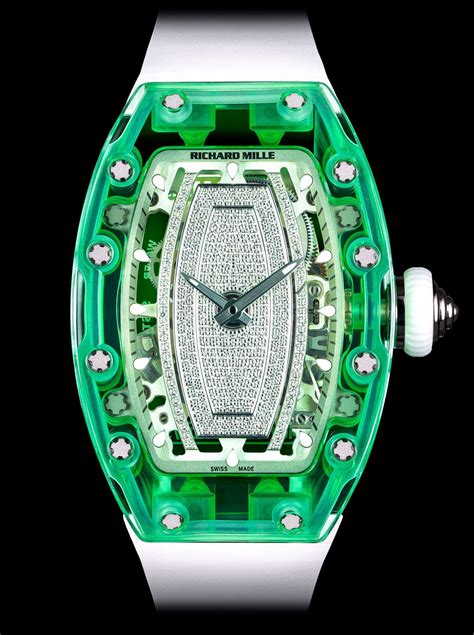 transparent richard mille|richard mille green sapphire price.